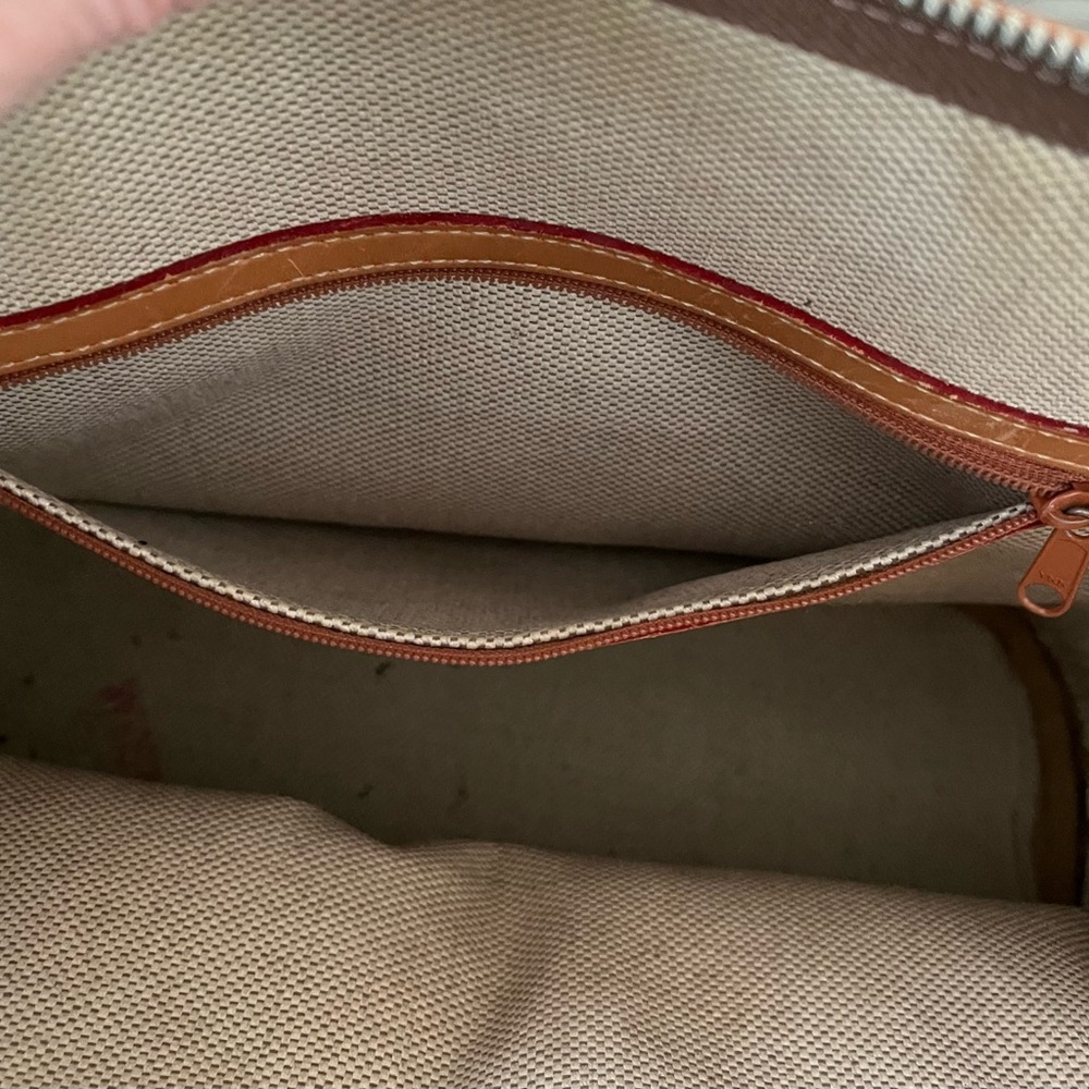 Dooney & Bourke Monogram Canvas and Leather Handbag - Picture 13 of 16